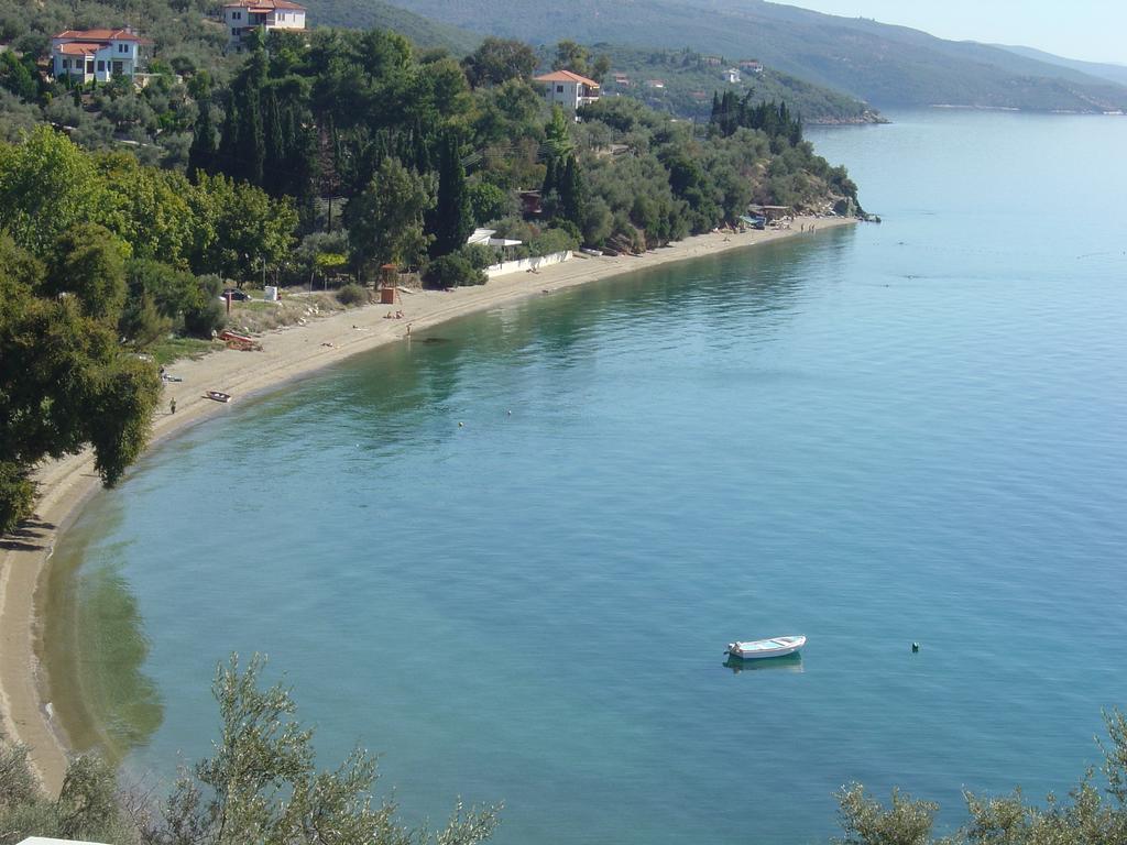 Beachfront Home For 8, Kalifteri Beach, Afissos Exterior foto